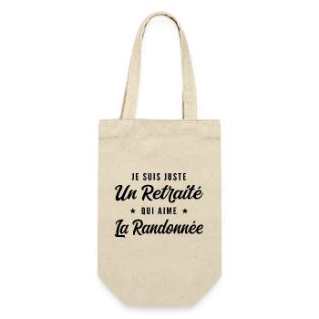 Retraité Randonneur Humour Cadeau Retraite - Sac à bouteille - nature - Devant