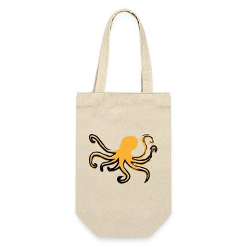 Octopus Style - Geschenkbeutel für Flaschen - Natur - Vorne
