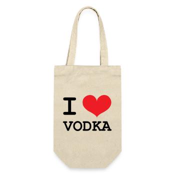 I Love Vodka - Alcool - Sac à bouteille - nature - Devant
