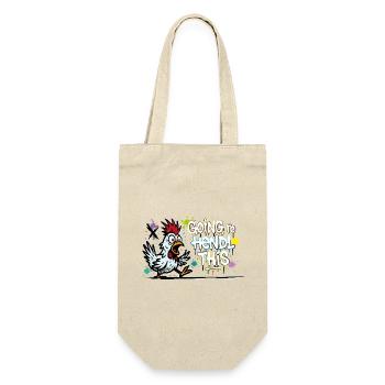 Going to Hendl This Graffiti Denglisch Spruch - Gift Bag for Bottles - nature - Front