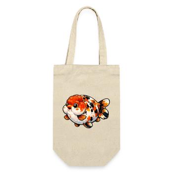 Poisson rouge Calico Ranchu de haute qualité - Sac à bouteille - nature - Devant