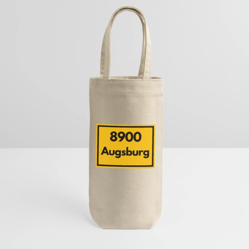 OLD POSTCODE POSTCODE RETRO 8900 AUGSBURG Gift Bag for Bottles