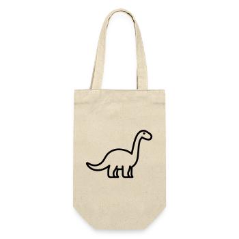 Brontosaurus - Gift Bag for Bottles - nature - Front