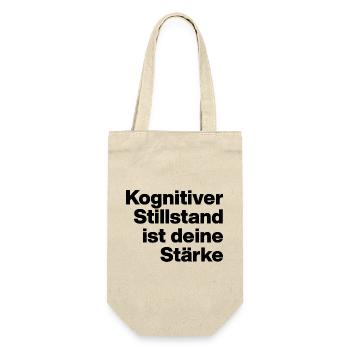 COGNITIVE STANDSTILL IS YOUR STRENGTH. SARCASM - Gift Bag for Bottles - nature - Front