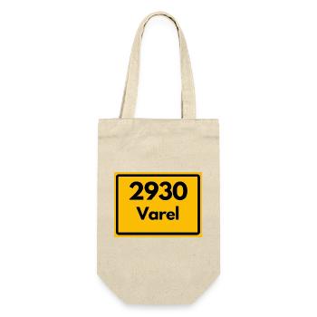 ALTE POSTLEITZAHL PLZ RETRO 2930 VAREL MEER& MÜHLE - Geschenkbeutel für Flaschen - Natur - Vorne