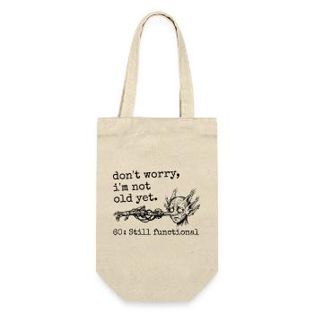 60th Birthday - 60th Birthday Humor Gift - Gift Bag for Bottles - nature - Front