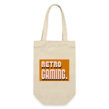 Retro Gaming Pixel Art - Gift Bag for Bottles - nature - Front