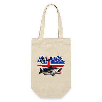 Iceland Coalfish Fishing - Pollock Fishing - Gift Bag for Bottles - nature - Front