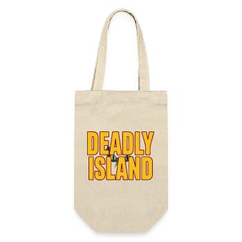 Island Bold Text - Gift Bag for Bottles - nature - Front