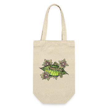 Leaf Bloom Raupengarten - Geschenkbeutel für Flaschen - Natur - Vorne