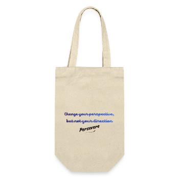 Ändere deine Perspektive, nicht deine Richtung | Insp - Geschenkbeutel für Flaschen - Natur - Vorne