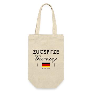 Zugspitze Deutschland Koordinaten Reise Souvenir - Geschenkbeutel für Flaschen - Natur - Vorne