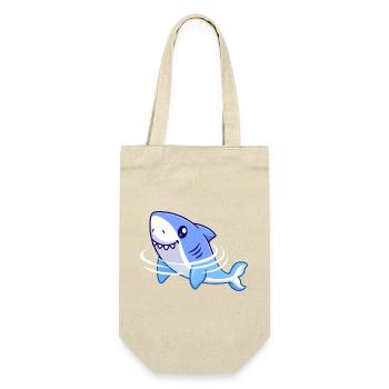 Shark Cartoon - Gift Bag for Bottles - nature - Front
