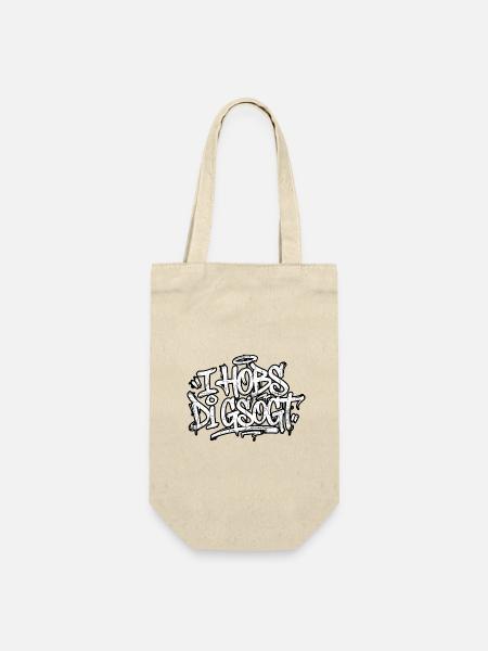 I Hobs Di Gsogt Graffiti - Geschenkbeutel für Flaschen - Natur