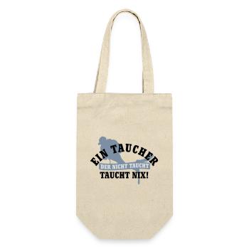 Ein Taucher der nicht taucht, taucht nix | Diver | - Sac à bouteille - nature - Devant