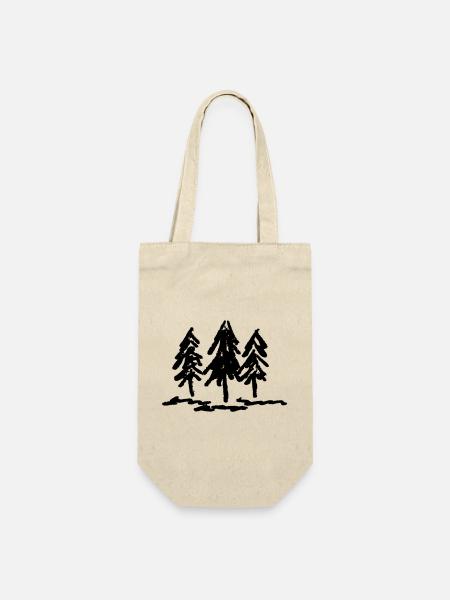 Let's get lost - Geschenkbeutel für Flaschen - Natur