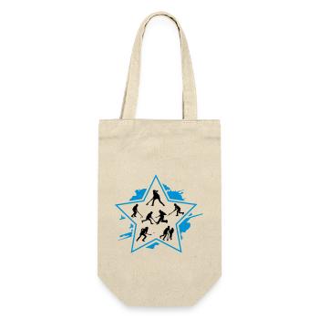Hockey Kids - Gift Bag for Bottles - nature - Front