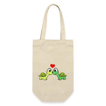 Turtles Turtles Love - Gift Bag for Bottles - nature - Front