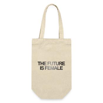 THE FUTURE IS FEMALE - Gift Bag for Bottles - nature - Front