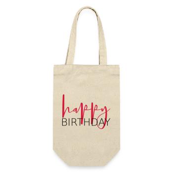 idée cadeau joyeux anniversaire félicitation - Sac à bouteille - nature - Devant
