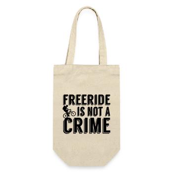 Freeride is not a crime - Gift Bag for Bottles - nature - Front