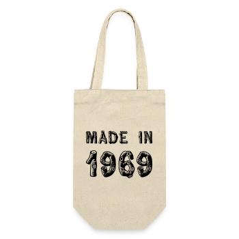 Made in 1969 - Gift Bag for Bottles - nature - Front