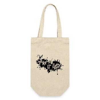 paint drops graffiti blob splash take it log - Gift Bag for Bottles - nature - Front