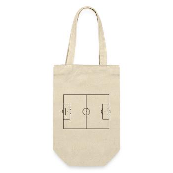 fussballfeld - Gift Bag for Bottles - nature - Front