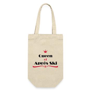 queen of apres ski - Gift Bag for Bottles - nature - Front