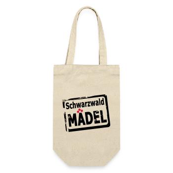 Schwarzwaldmädel - Geschenkbeutel für Flaschen - Natur - Vorne