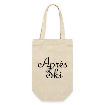 Après-Ski Classic 2 - Gift Bag for Bottles - nature - Front