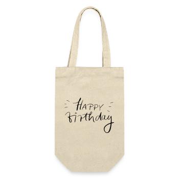 Joyeux anniversaire - Sac à bouteille - nature - Devant