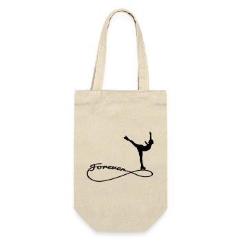 forever rollkunst1 - Geschenkbeutel für Flaschen - Natur - Vorne