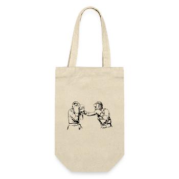boxing - Gift Bag for Bottles - nature - Front