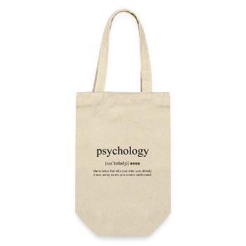 Dictionnaire de définition de la psychologie (psychologie) - Sac à bouteille - nature - Devant