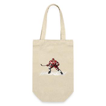 hockey - Gift Bag for Bottles - nature - Front
