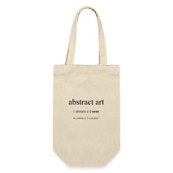 Abstract Art (abstrakte Kunst) Definition - Geschenkbeutel für Flaschen - Natur - Vorne