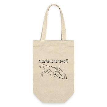 Nachsuchenprofi - Geschenkbeutel für Flaschen - Natur - Vorne