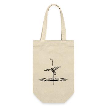 Silhouette d'oiseau héron - Sac à bouteille - nature - Devant