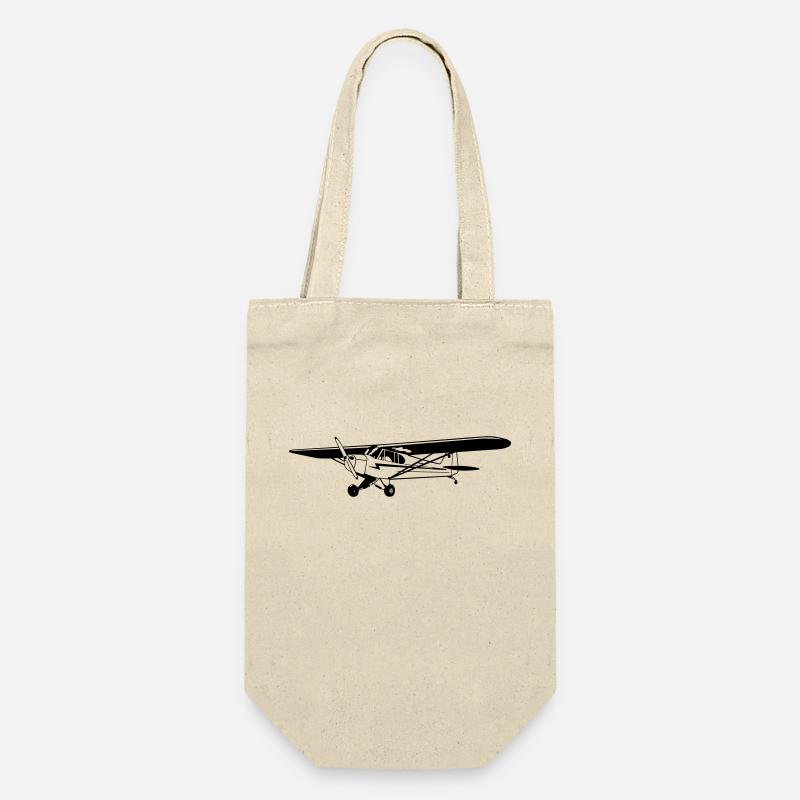 Piper Cub - Gift Bag for Bottles - nature