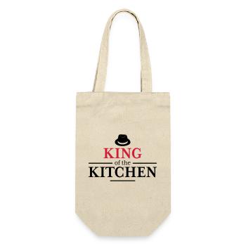King of the Kitchen - Gift Bag for Bottles - nature - Front