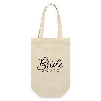Bride Squad - Gift Bag for Bottles - nature - Front