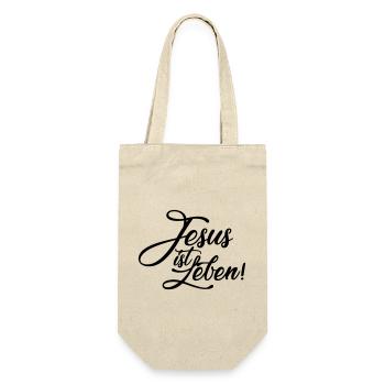 Jesus is life - Gift Bag for Bottles - nature - Front