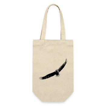 Flying eagle - Gift Bag for Bottles - nature - Front