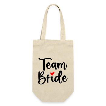 Équipe Mariée I Enterrement de vie de jeune fille Mariage mariée - Sac à bouteille - nature - Devant