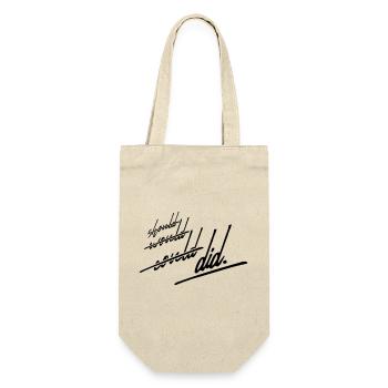 Did Should Would - Gift Bag for Bottles - nature - Front