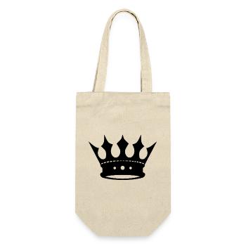 Crown Crownroyal royal majesty King Royal Throne - Gift Bag for Bottles - nature - Front