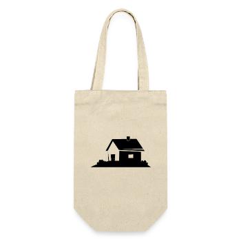 house - Gift Bag for Bottles - nature - Front