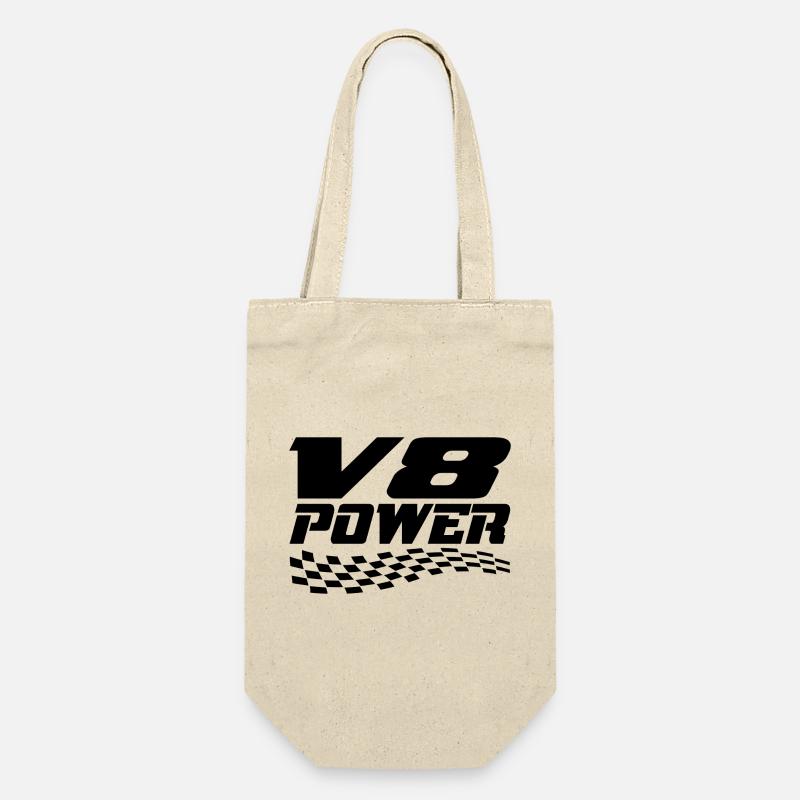 V8 - Geschenkbeutel für Flaschen - Natur