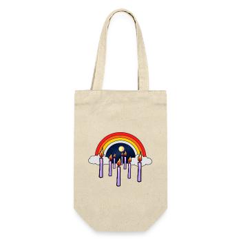 Heaven Grief Beyond Death Mourning Rainbow God - Gift Bag for Bottles - nature - Front